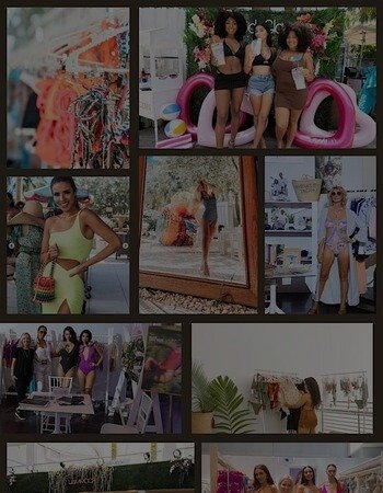 Trendy collections amidst sunny Miami vibes.
